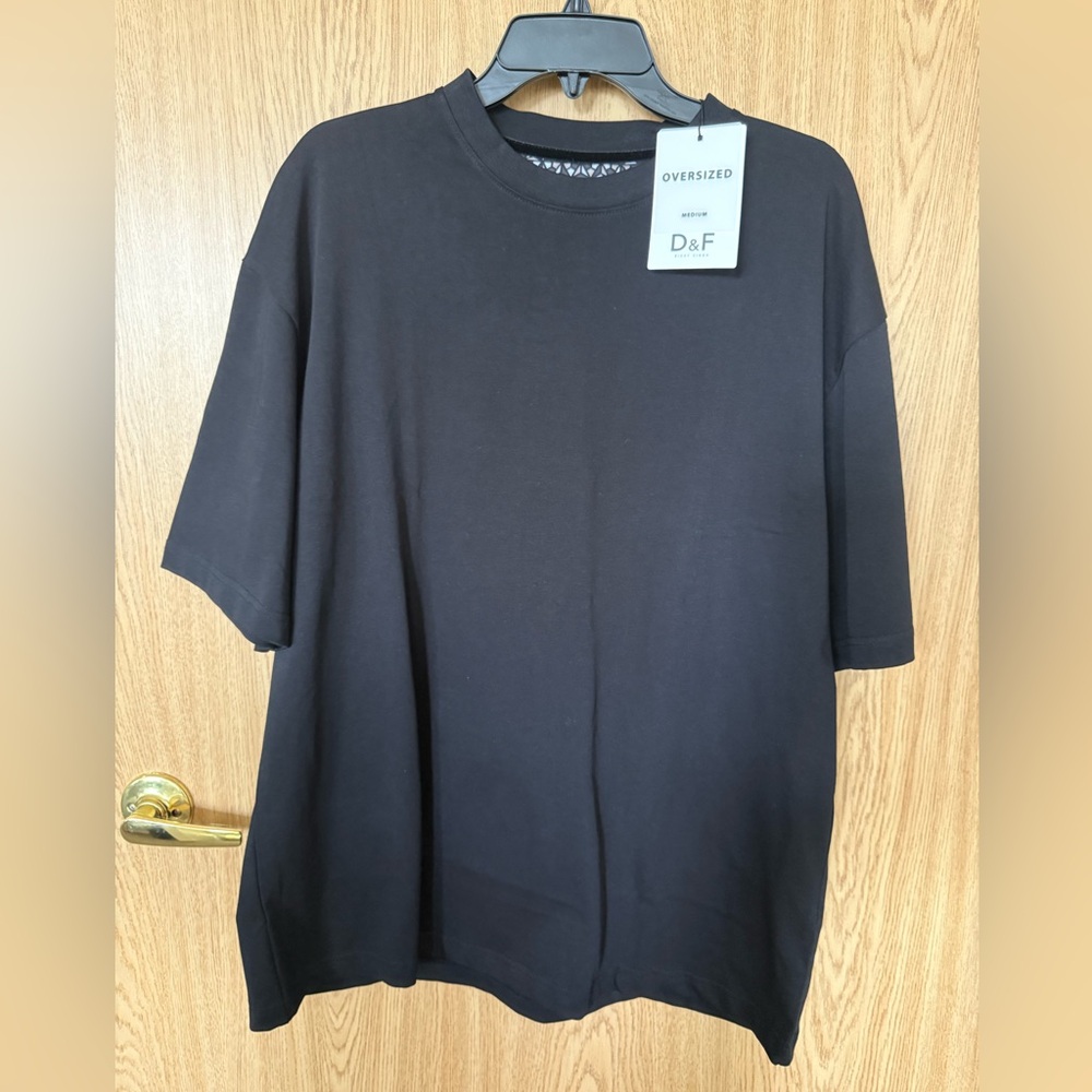 New D&F Ricky Singh Black Oversized Men's Shirt S/M